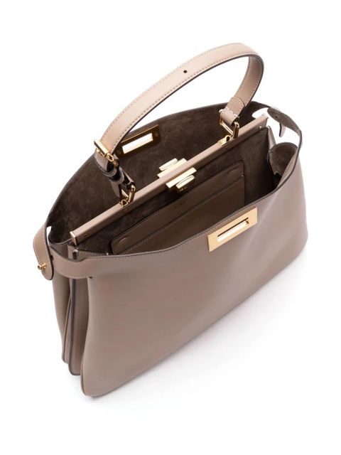 FENDI large Peekaboo Soft tote bag - Neutrals