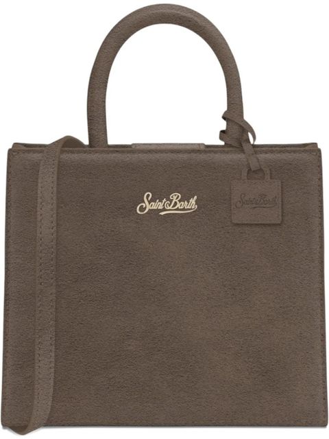 MC2 Saint Barth suede tote bag - Brown - zdjęcie produktu nr 2
