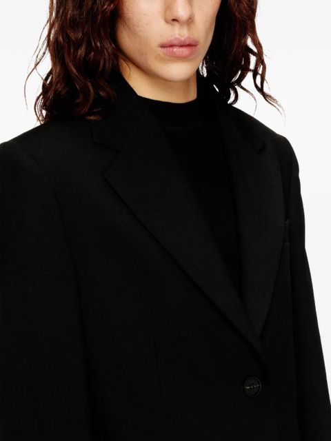 Diesel single-breasted blazer - Black