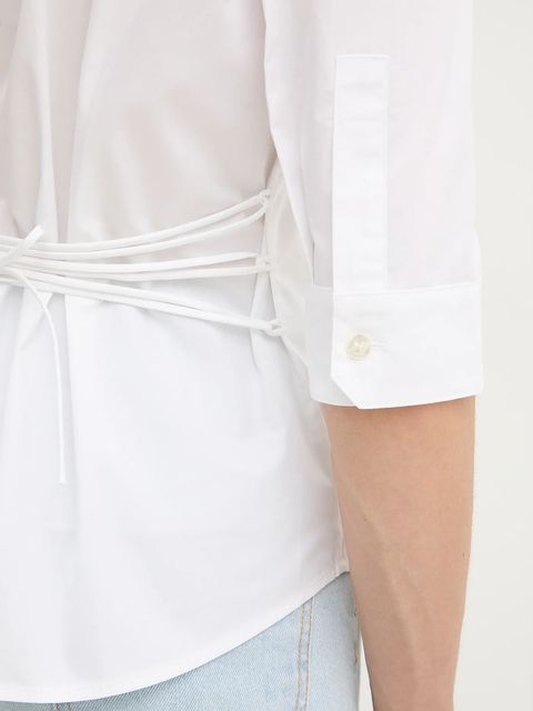 Miss Sixty koszula bawełniana damska kolor biały regular z kołnierzykiem klasycznym 6S3XJ42300