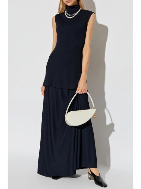 Jil Sander layered sleeveless maxi dress - Blue
