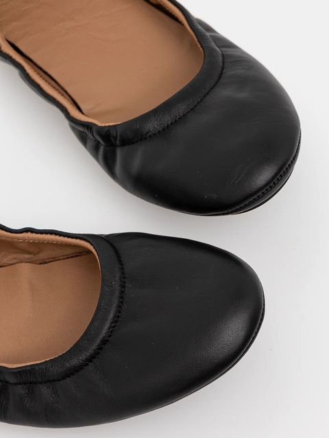 BOSS baleriny skórzane Roxanne