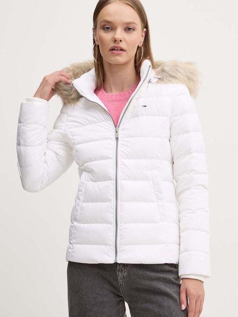 Tommy Jeans kurtka puchowa damska kolor biały zimowa DW0DW18312 - zdjęcie produktu nr 1