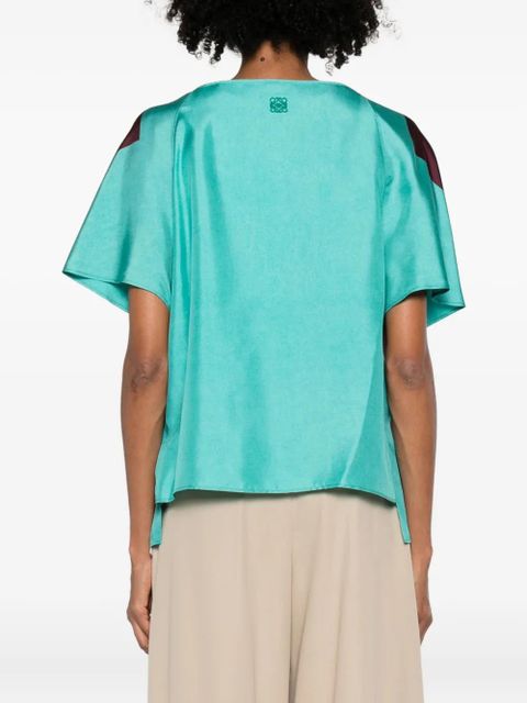 LOEWE geometric-print top - Green