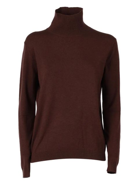 Weekend Max Mara roll-neck kiku top - Brown