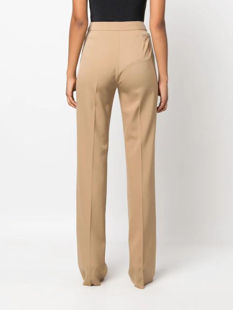 Max Mara high-waisted pressed-crease trousers - Neutrals