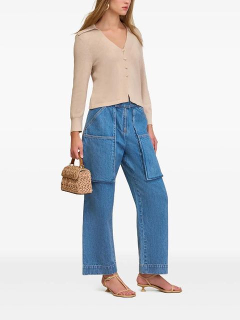 Cult Gaia Mace cardigan - Neutrals