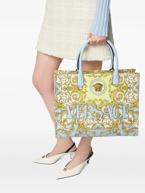 Versace Medusa Barocco-print tote bag - Blue - zdjęcie produktu nr 2