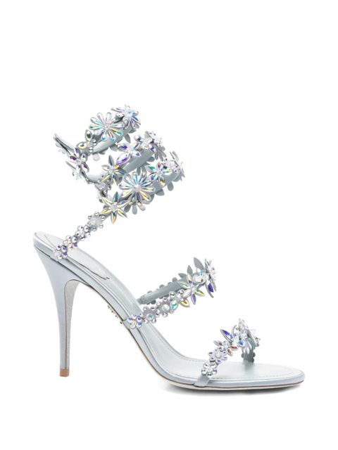René Caovilla Eva embellished heeled sandals - Blue - zdjęcie produktu nr 1