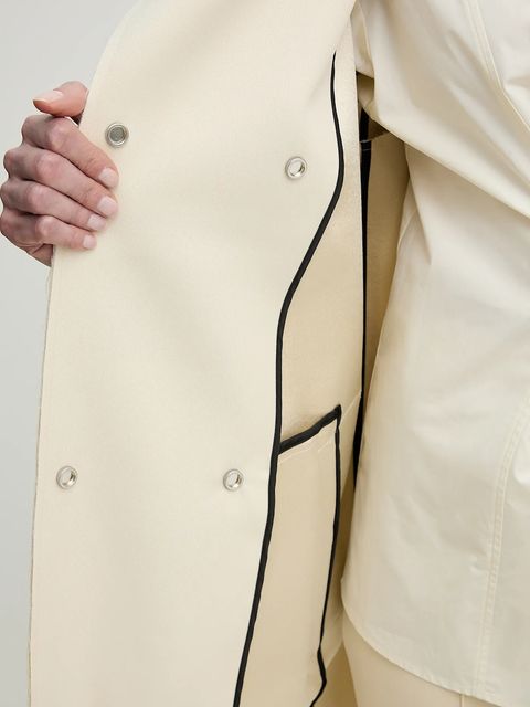 Day Birger et Mikkelsen płaszcz Chapin damski kolor beżowy przejściowy dwurzędowy DAY65243662