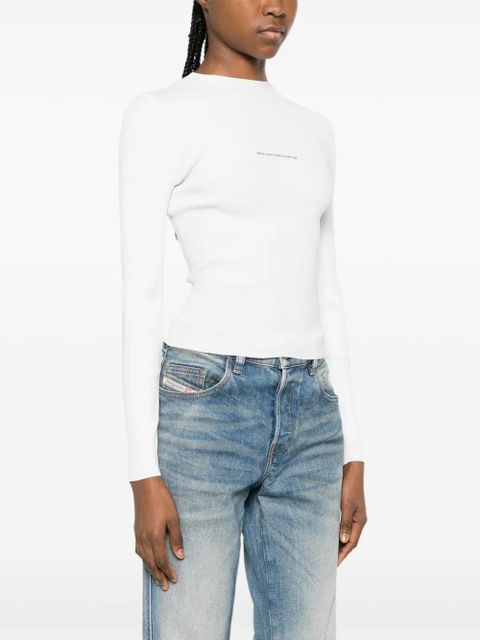 Alexander Wang logo-detail crew-neck T-shirt - White