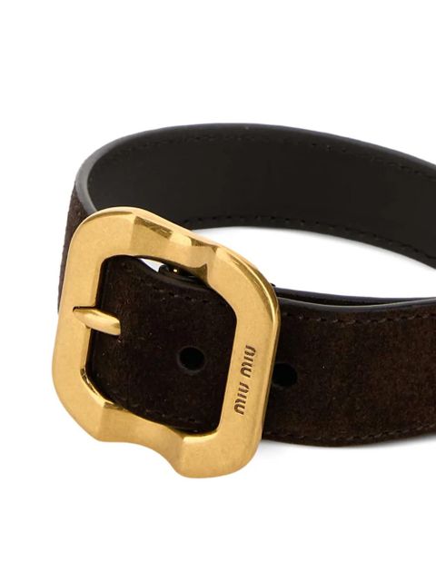 Miu Miu buckle bracelet - Brown