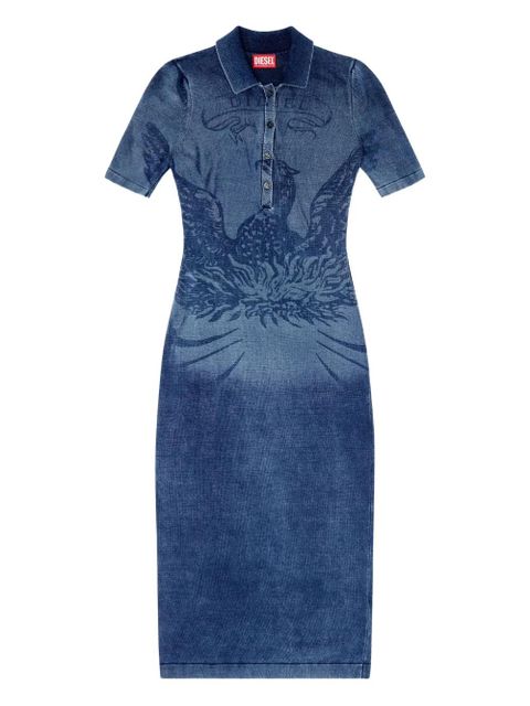 Diesel M-Fenny denim button-up dress - Blue - zdjęcie produktu nr 1