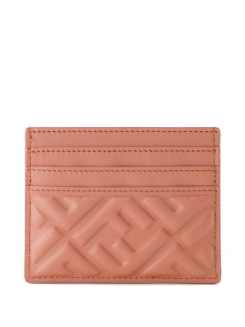 FENDI monogrammed cardholder - Pink - zdjęcie produktu nr 1