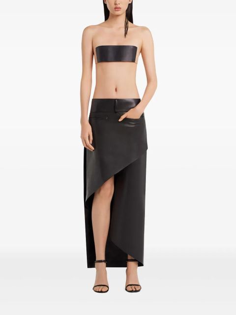 Courrèges Infinity midi skirt - Black