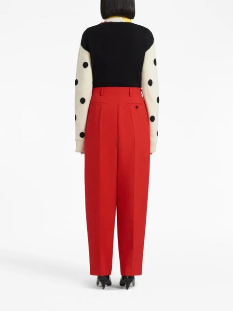 Marni Tropical tailored wool trousers