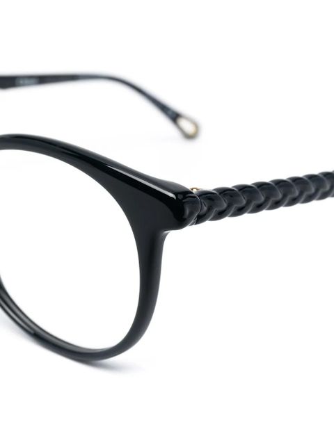 Chloé Eyewear round-frame glasses - Black