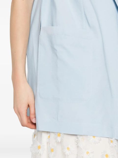 Sportmax Spxmaggio oversized gilet - Blue