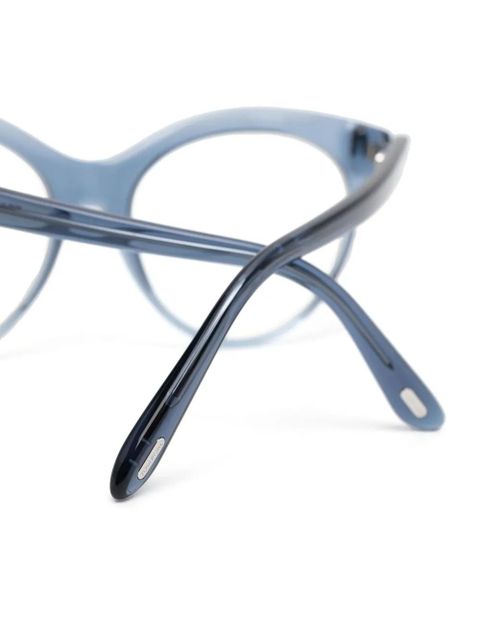 TOM FORD Eyewear cat-eye frame glasses - Blue