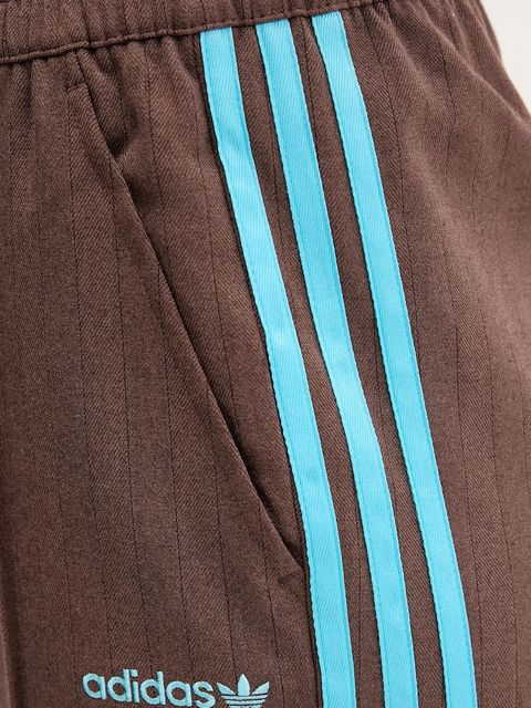 adidas Originals spodnie dresowe Tailored Pants kolor brązowy wzorzyste JX5308
