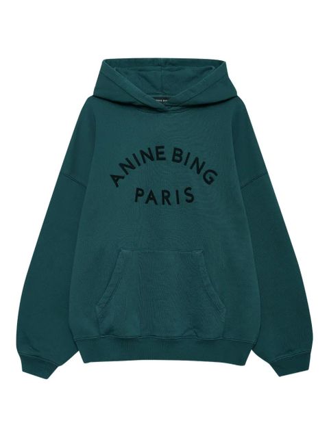 ANINE BING Harvey hooded sweatshirt - Green - zdjęcie produktu nr 1