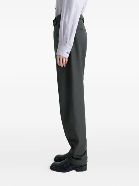 LEMAIRE belted trousers - Grey - zdjęcie produktu nr 2