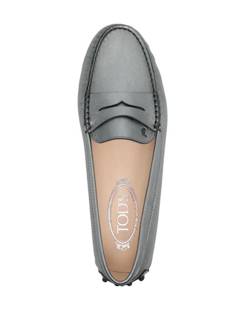 Tod's Gommino Driving leather loafers - Silver
