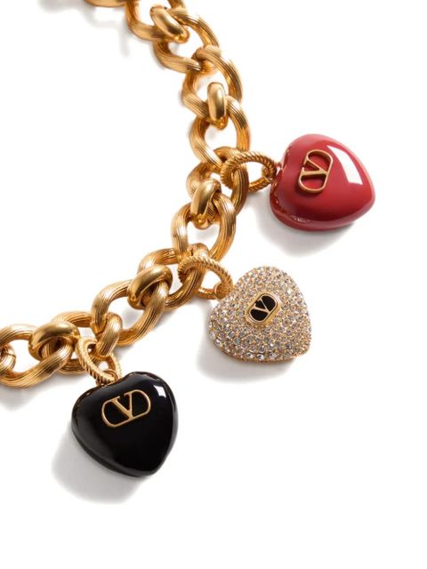 Valentino Garavani heart charm gold-tone necklace - zdjęcie produktu nr 2