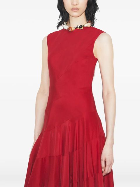 Tory Burch flared cotton silk dress - zdjęcie produktu nr 2