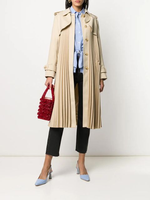 SANDRO pleated trench coat - Neutrals - zdjęcie produktu nr 2
