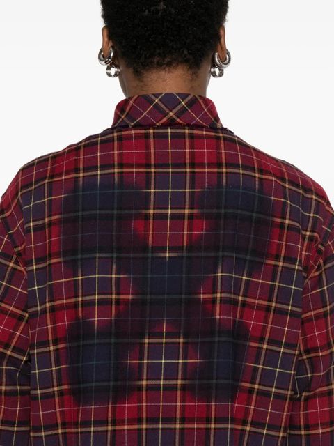 Off-White plaid buttoned shirt - Red