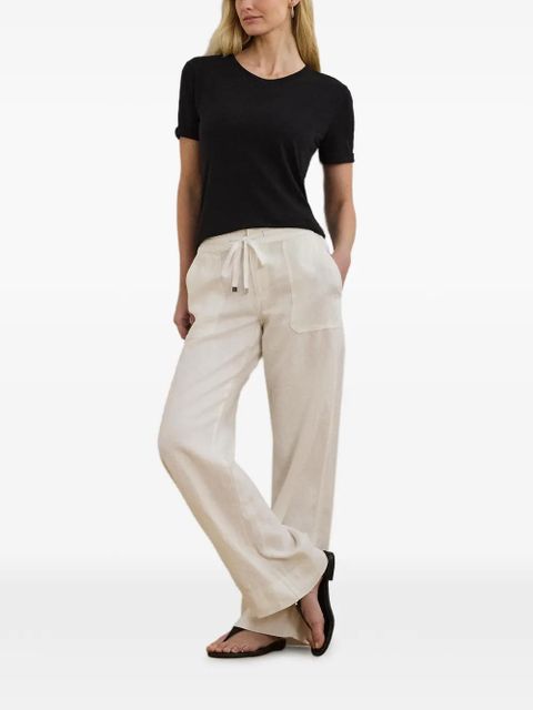 Lauren Ralph Lauren embroidered-logo T-shirt - Black