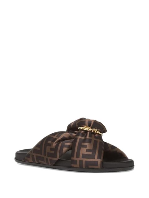 FENDI FF-motif sandals - Brown - zdjęcie produktu nr 2