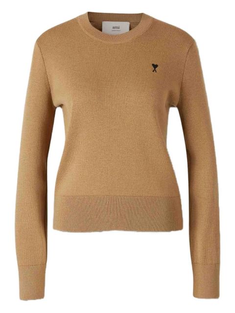 AMI Paris Ami de Coeur sweater - Brown - zdjęcie produktu nr 1