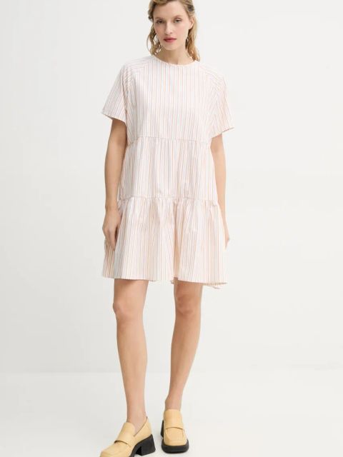 2NDDAY sukienka Loretta kolor biały mini oversize 2252128245