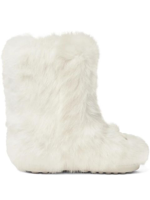 Versace Medusa fur boots - White - zdjęcie produktu nr 1