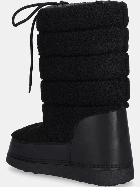 Love Moschino śniegowce kolor czarny JA24452G0NISM00A