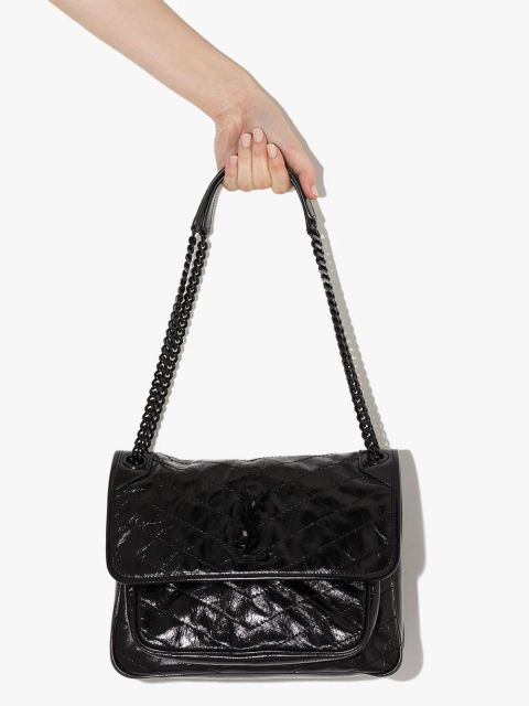 Saint Laurent Niki chain strap bag - Black