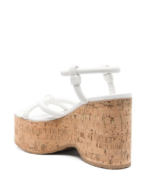 Gianvito Rossi 110mm leather sandals - White