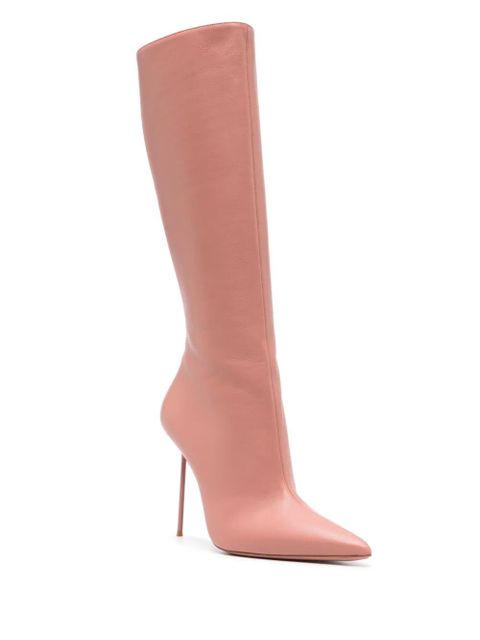 Paris Texas Lidia 105mm leather stiletto boots - Pink
