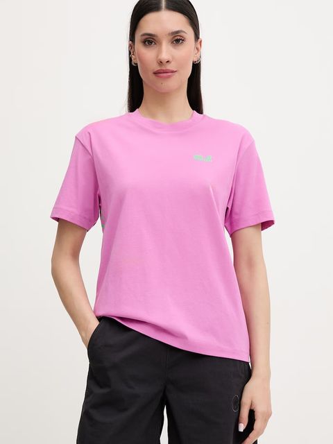 Jack Wolfskin t-shirt damski bawełniany Celebrate The Paw - zdjęcie produktu nr 2