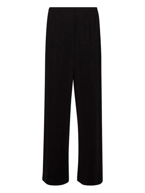 The Row Bellana elastic-waist straight-leg trousers - Black - zdjęcie produktu nr 1