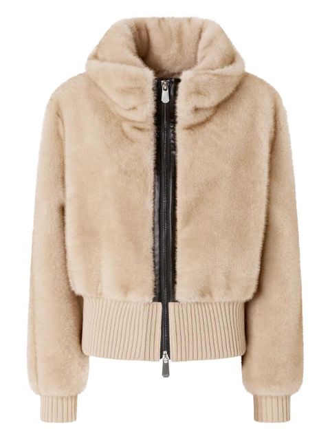 PINKO faux-fur jacket - Neutrals - zdjęcie produktu nr 1