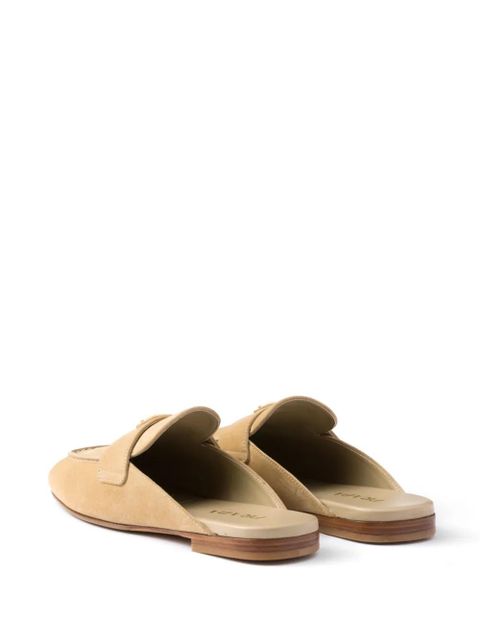 Prada suede mules - Neutrals