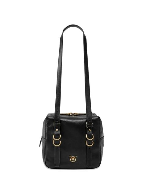 PINKO logo-plaque shoulder bag - Black - zdjęcie produktu nr 1