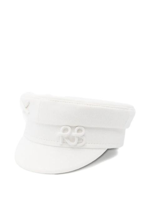 Ruslan Baginskiy logo-detail baker boy cap - White - zdjęcie produktu nr 1