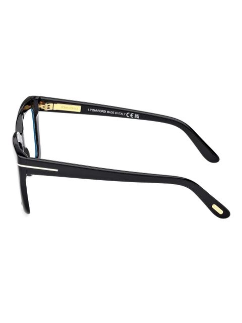 TOM FORD Eyewear square-frame hinge-detail glasses - Black
