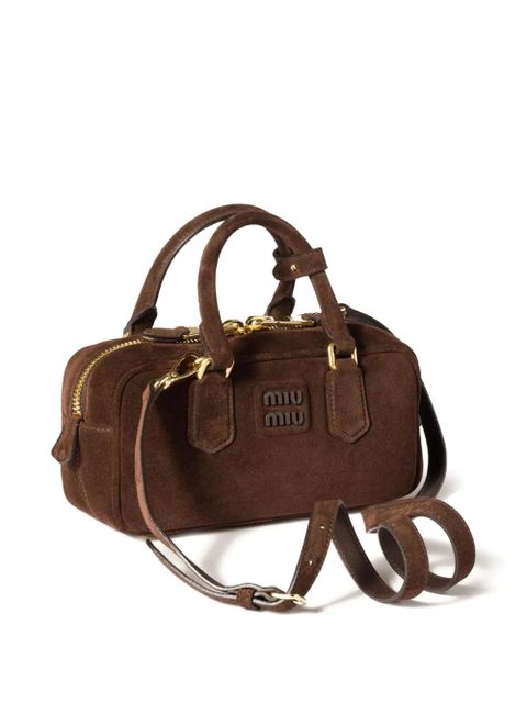Miu Miu Arcadie padded tote bag - Brown - zdjęcie produktu nr 2