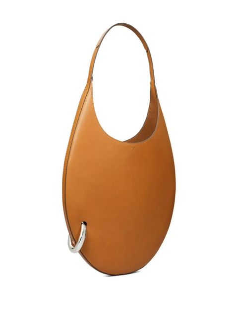 Tory Burch Pierced leather shoulder bag - Brown - zdjęcie produktu nr 2