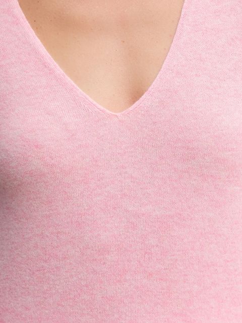 United Colors of Benetton sweter wełniany damski kolor różowy lekki 1002D401Y